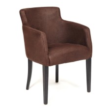 Кресло KNEZ Бук, 59,5 х 57 х 79,5 см , ножки: wenge, нубук - коричневый (нубук 7) Кресло KNEZ Бук, 59,5 х 57 х 79,5 см , ножки: wenge, нубук - коричневый (нубук 7)