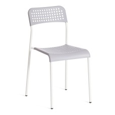 Стул ADDE (mod. C-049) / 1 шт. в упаковке металл/пластик, 39 х 49 х 78 см, Grey (серый) /White (белый)