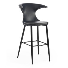 Стул барный FLAIR BAR (mod. 9018) / 1 шт. в упаковке металл/экокожа, 60 х 56 х 106 см , зеленый 14/черный