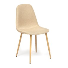 Стул BREEZE (mod. 4724) / 1 шт. в упаковке металл/ткань, 44х48х87см, бежевый/натуральное дерево