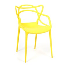 Стул Cat Chair (mod. 028) пластик, 54,5*56*84см, желтый, 037