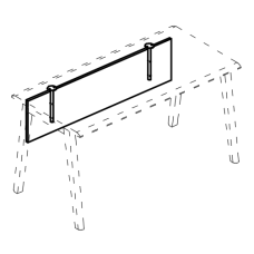 Экран стола защитный ДСП для стола 180