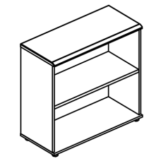 Стеллаж низкий (топ МДФ)