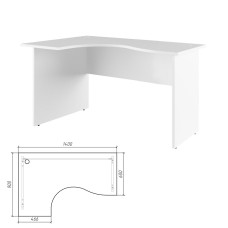 Стол эргономичный 140x90x75