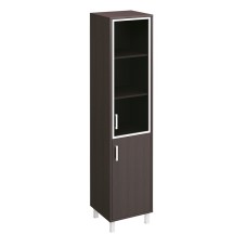 Шкаф правый двери стекло в раме + ДСП без замка