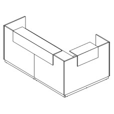 Стойка ресепшн угловая левая