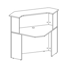 Модуль ресепшн угловой 90°